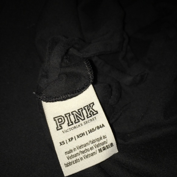 PINK Black Crossback Campus T-shirt - Picture 3 of 5